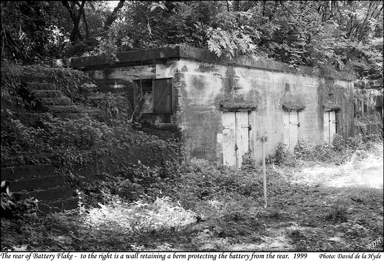 Rear view of Battery Flake - Ex Fort Wint - Grande Island - Subic bay - 1999