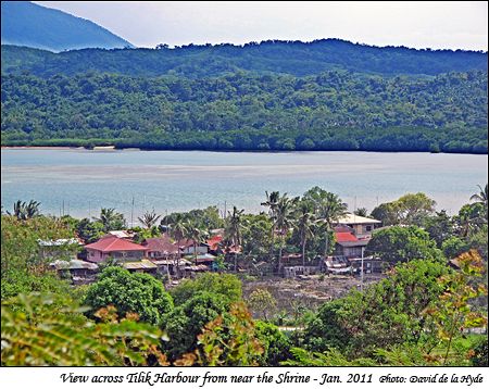 View of Tilik Harbour from near the Philippine-Japan Friendship Shrine