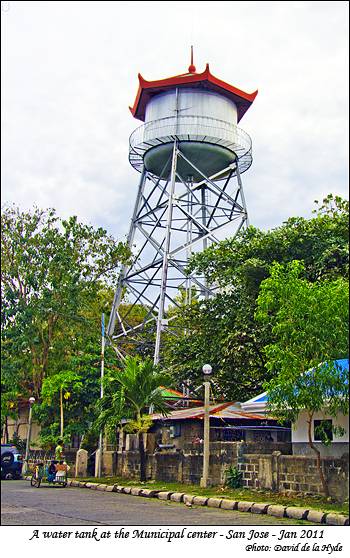 A water tank at the Municipal Center - San Jose - Mindoro