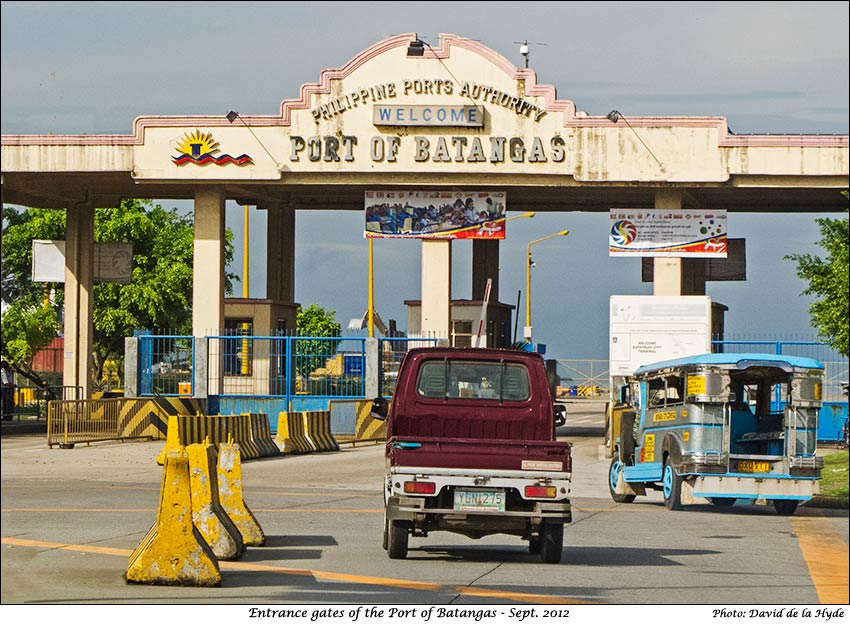 Port of Batangas welcome arch