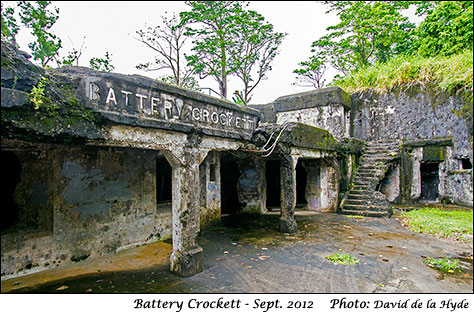 Battery Crockett - entrance