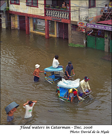 Flood conditions in Catarman - Dec. 2006
