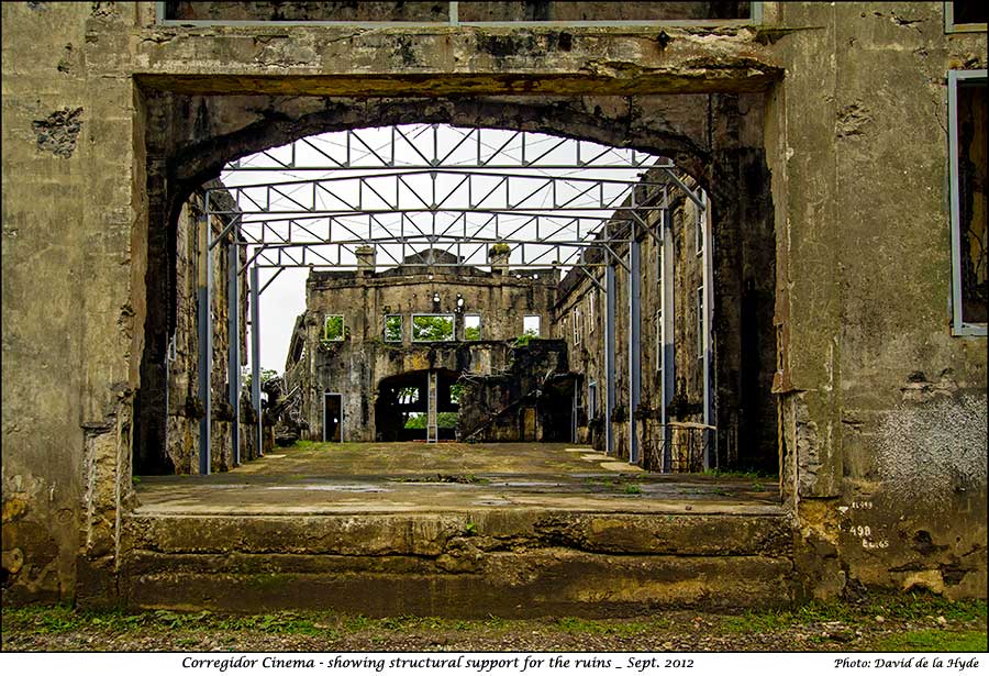 Looking into the Corregidor Cinema