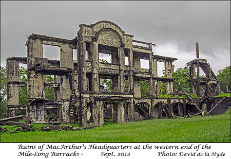 General MacArthurs HQ at the western end of the Mile Long Barracks