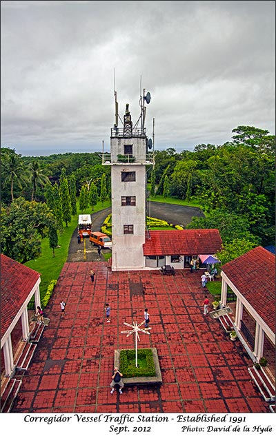 Corregidor Vessel Traffic Station and shops 