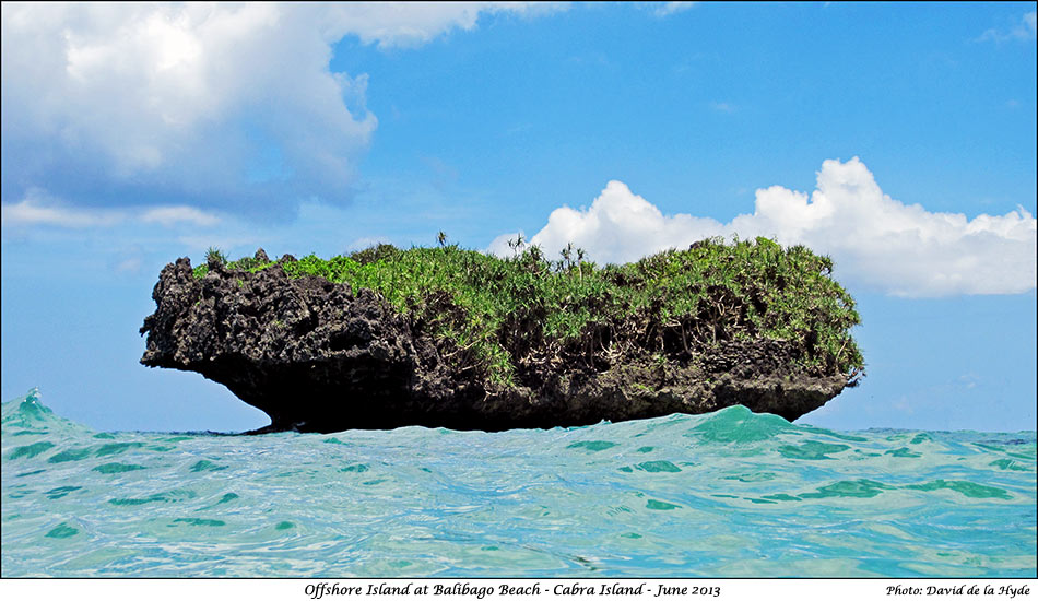 Rock at Balibago Beach