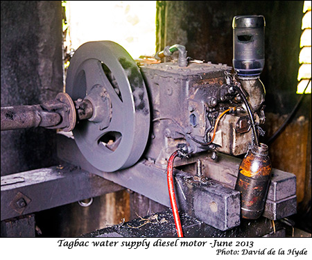 Tagbac water supply diesel motor