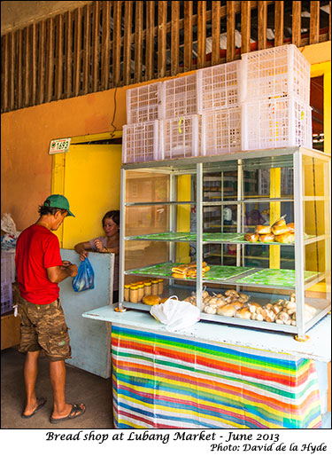 Bread shop at Lubang Market