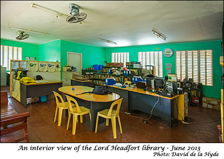 Interior view of the Lord Headfort Library
