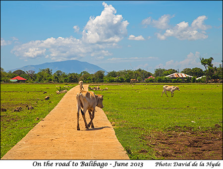 On the road to Balibago