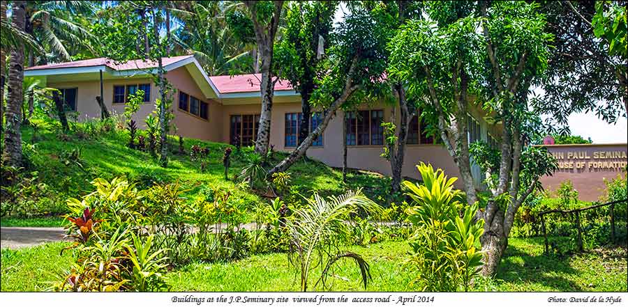 Buidlings at the J.P. Seminary viewed from the access road