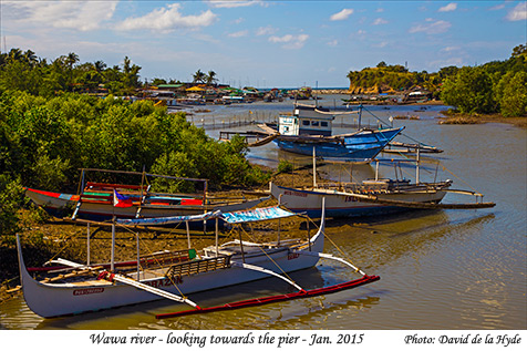 Wawa river - looking towards the Pier