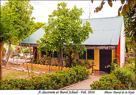 A classroom at Burol School