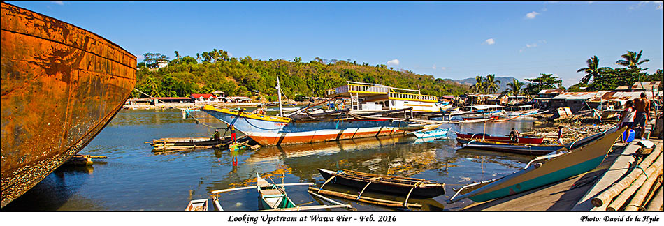 Looking upstream at Wawa Pier