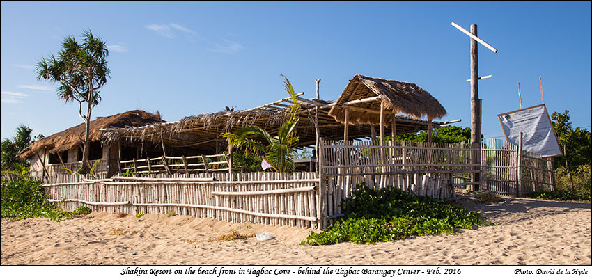Shakira Resort at Tagbac Cove beachfront