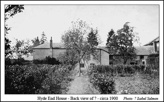 Back view of Hyde End House