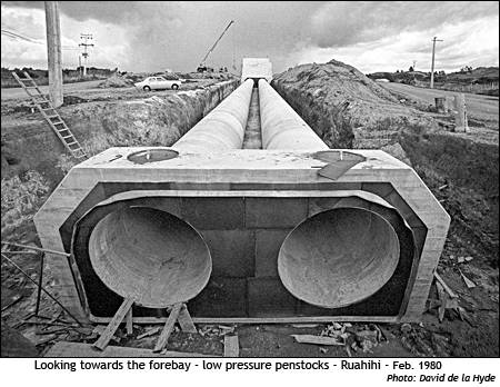 Low Pressure Penstock - Ruahihi 1980