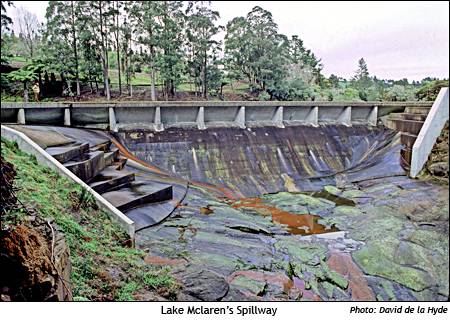 Lake Mclaren's Spillway