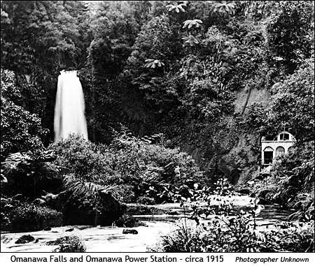 Omanawa Falls and Power Station